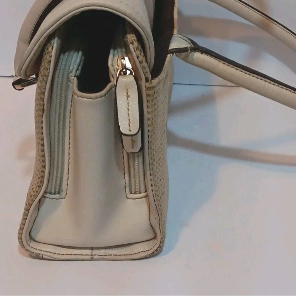 liz claiborne Shoulder Bag Handbag Purse Almond Beige